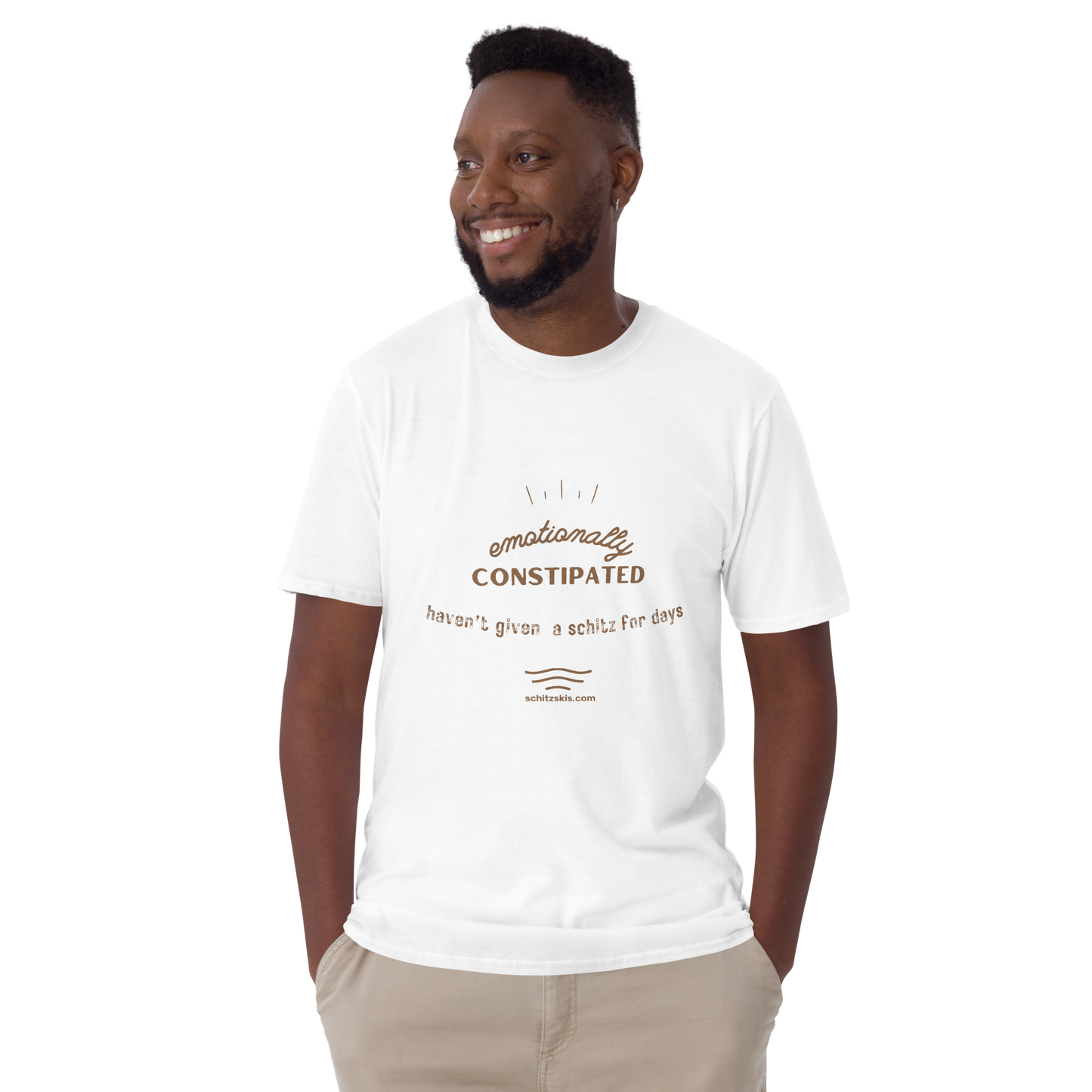 Emotionally Constipated Short-Sleeve Unisex T-Shirt